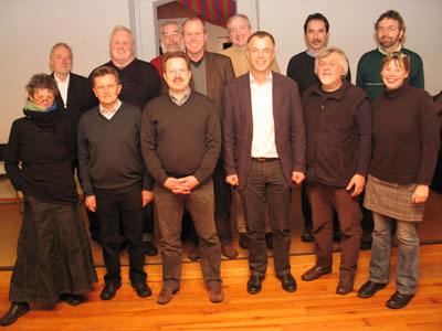 Teilnehmer der Diskussion über die Intensivmast im Billerbecker Forum am 2.2.10
